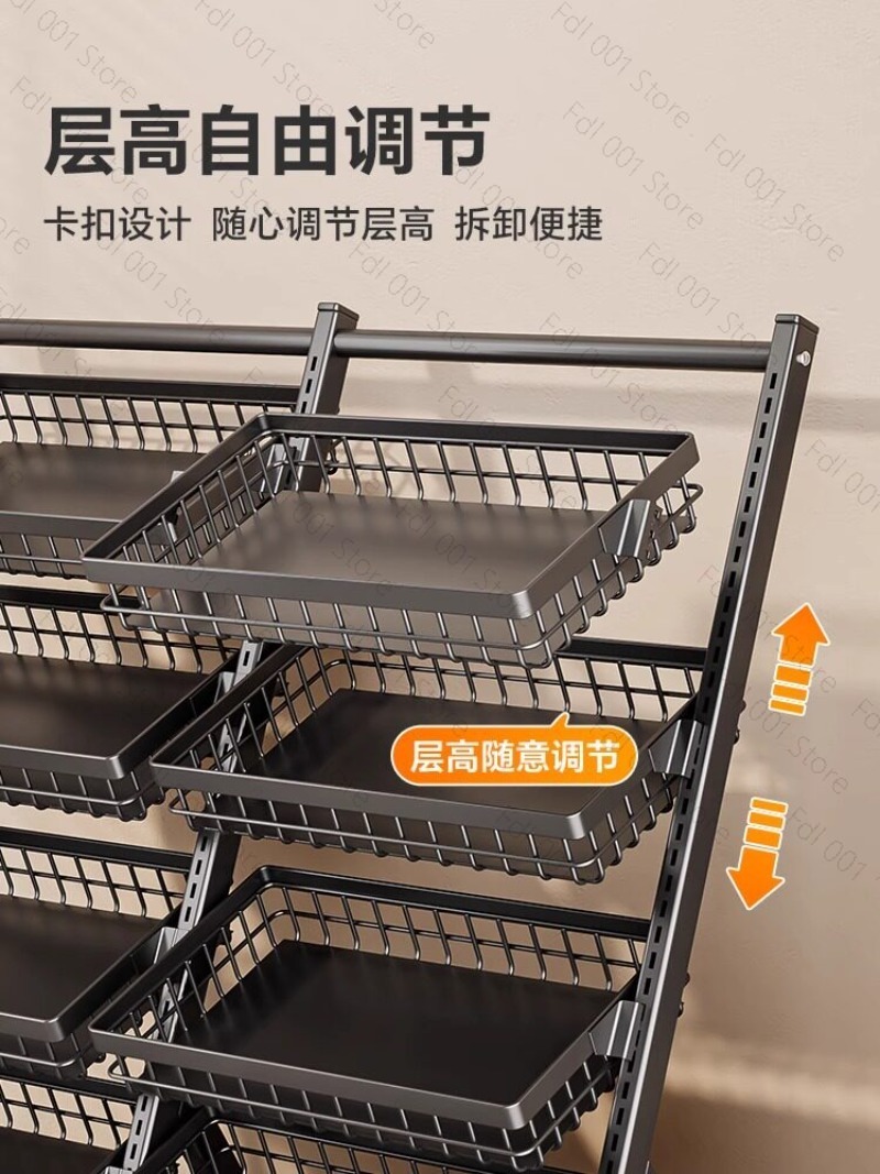 Food Snacks Basket - Rak Snack Bertingkat Rak Display Toko