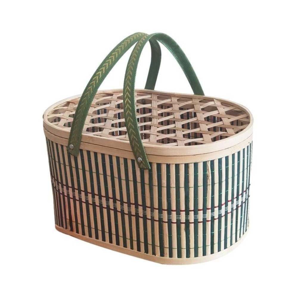Food Snacks Basket - Keranjang Bambu Buatan Tangan yang Tahan