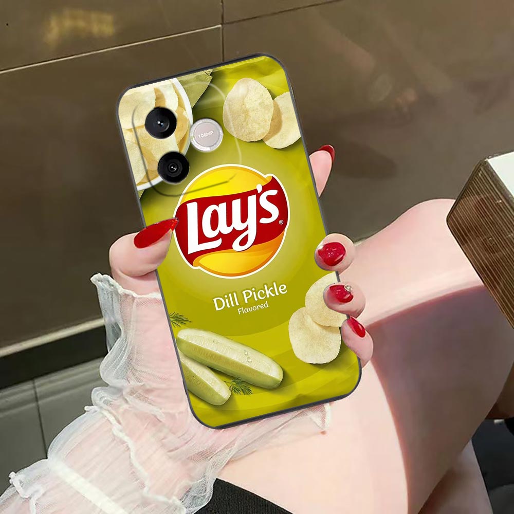 Food Snacks Quotes - Casing Ponsel Snack Food Potato L-Lay'S