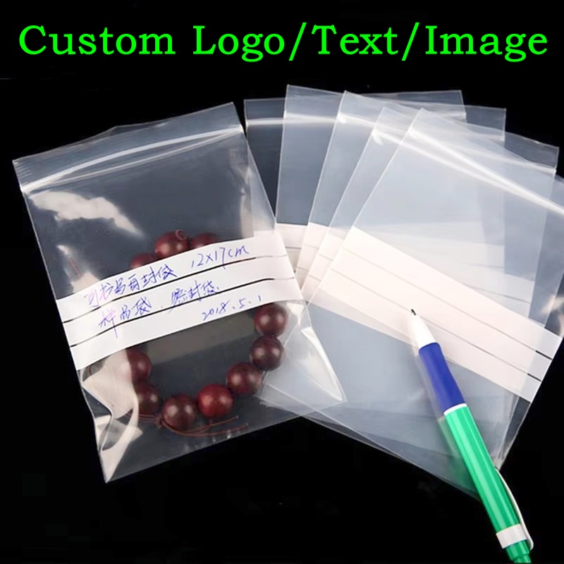 Food Snacks For Christmas - 200PCS Kantong Plastik PE Transparan dengan