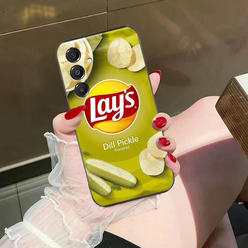 Food Snacks Quotes - Casing Ponsel untuk Samsung A14 A15