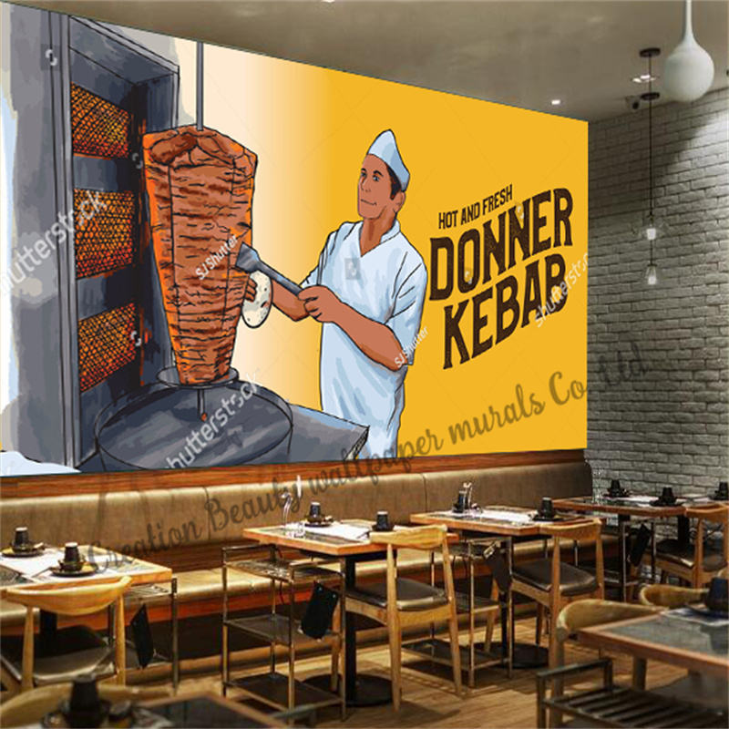 Food Snacks Background - Kertas Dinding Kebab Makanan Cepat Saji