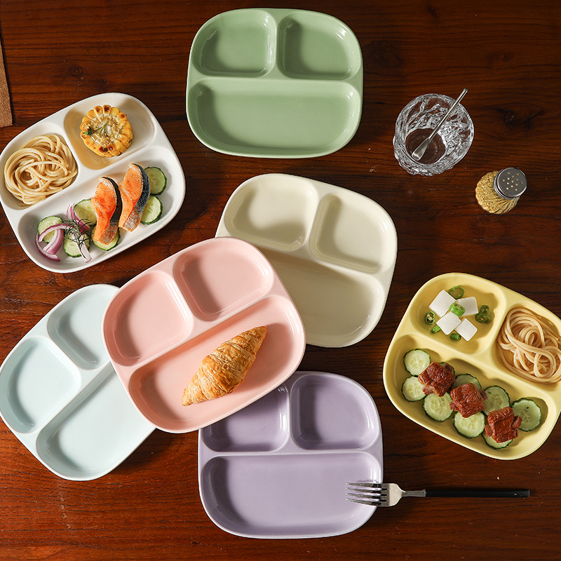 Piring Sarapan Keramik Tiga Se - Food Snacks For Weight Loss ulasan dan harga