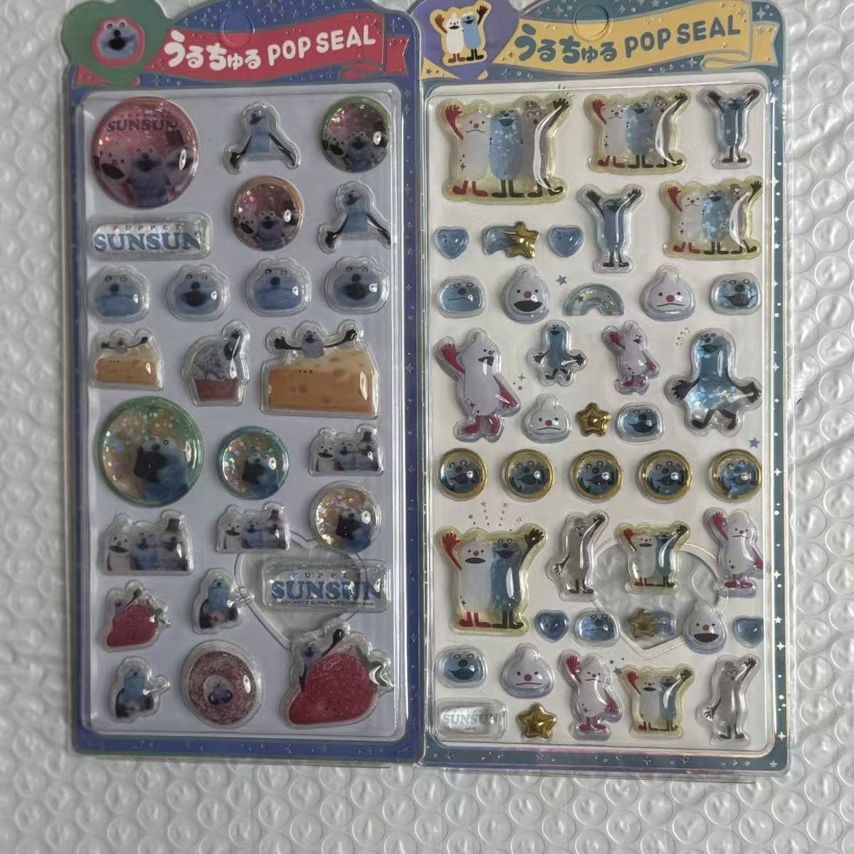 4 Buah Stiker Transparan Jelly - Food Grocery Snacks ulasan dan harga