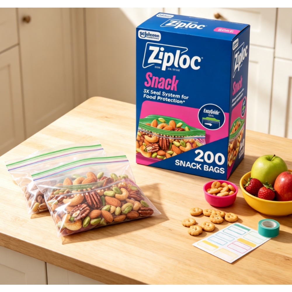 Ziploc ®   Kantong Makanan Rin - Food Snacks Brands ulasan dan harga