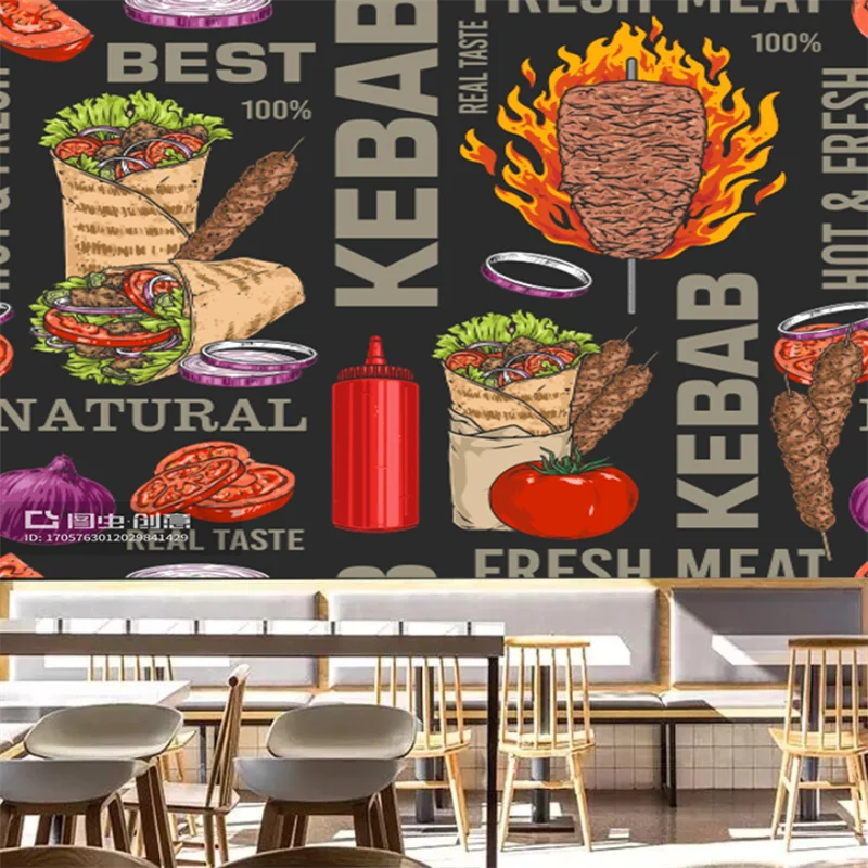 Kertas dinding latar belakang  - Food Snacks Background ulasan dan harga