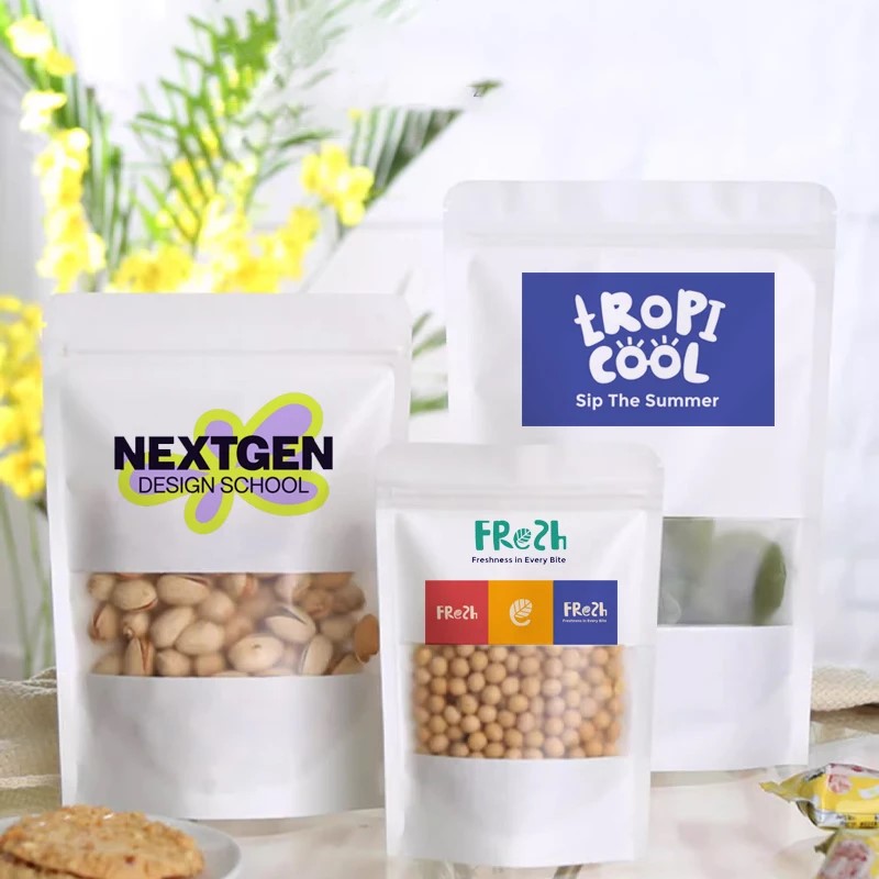 50pcs Kantong Zipper Berdiri S - Food Snacks For Christmas ulasan dan harga