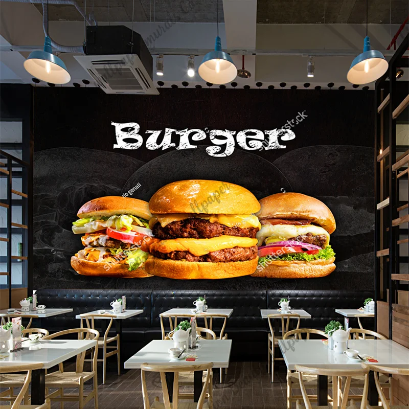 Kertas Dinding Foto Burger Kus - Food Snacks Background ulasan dan harga