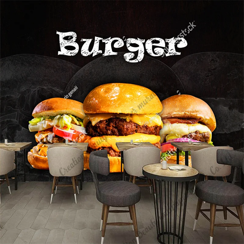 Kertas Dinding Foto Burger Kus - Food Snacks Background ulasan dan harga