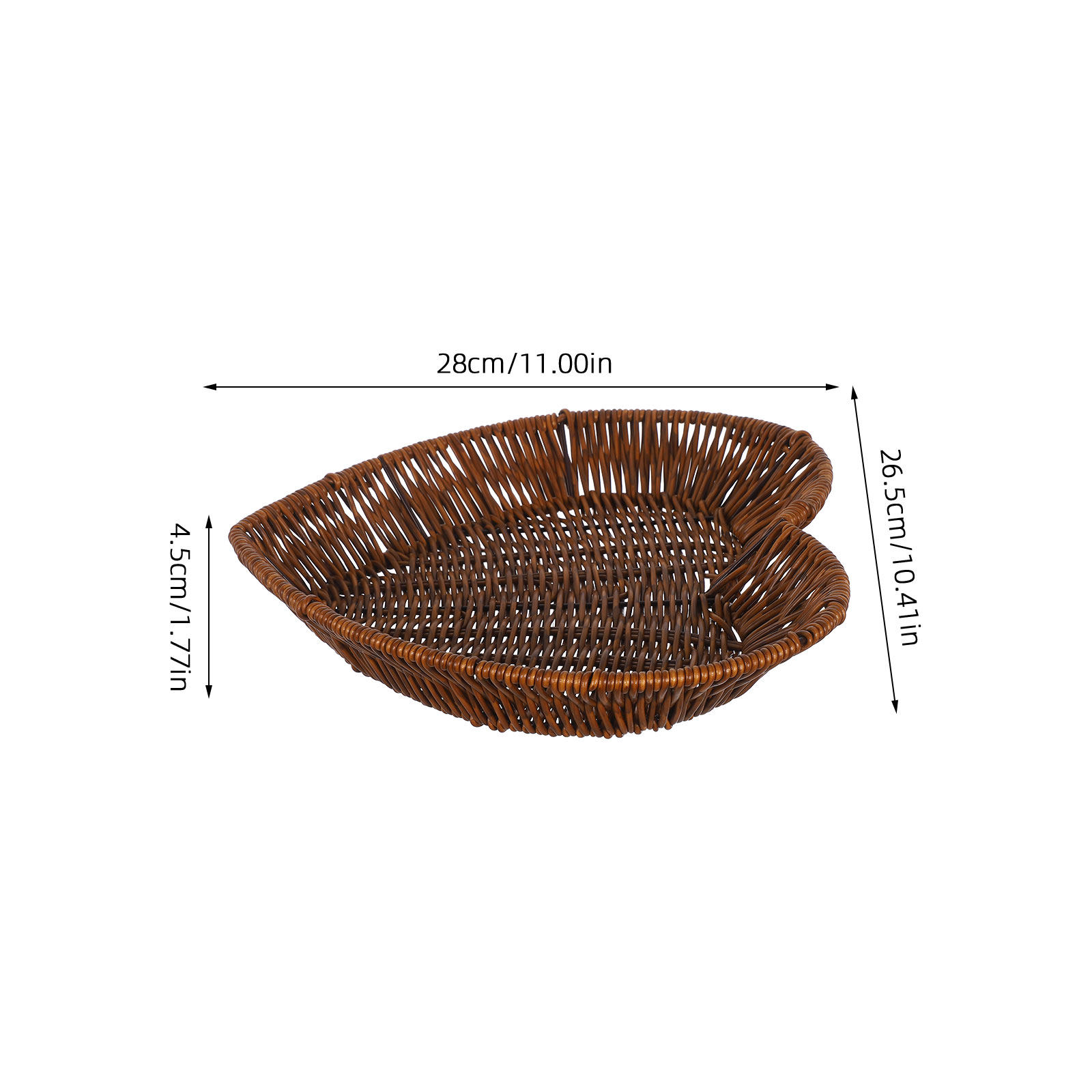 2 buah Keranjang Rotan Berbent - Food Snacks Basket ulasan dan harga