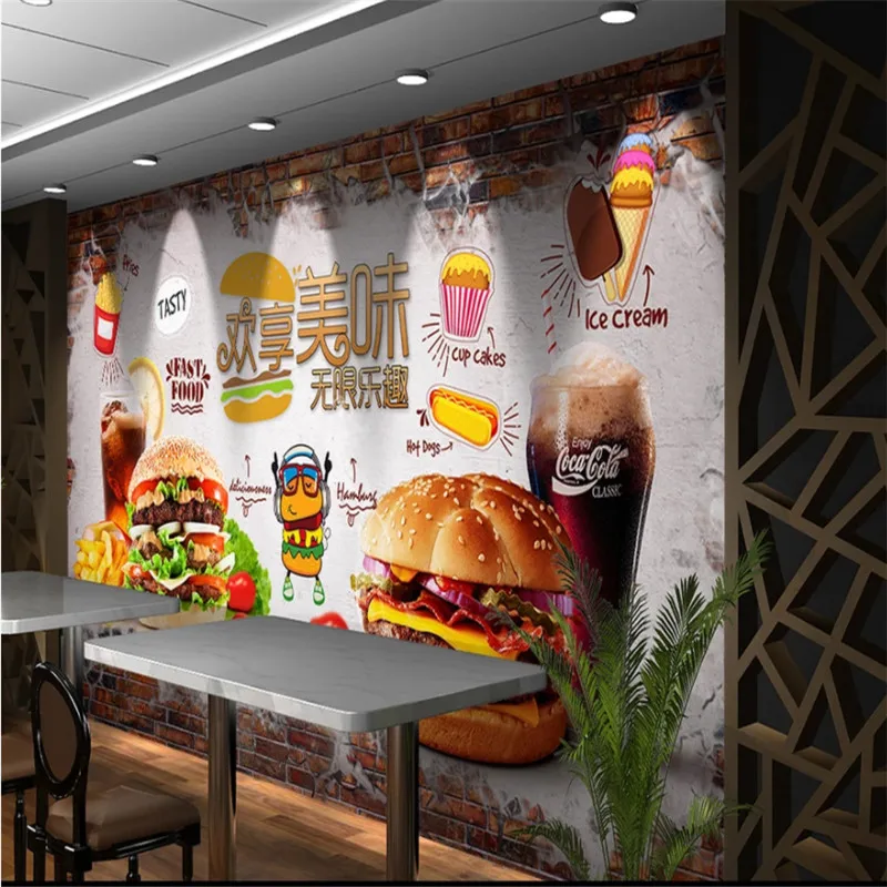 Disesuaikan Teks Burger French - Food Snacks Background ulasan dan harga