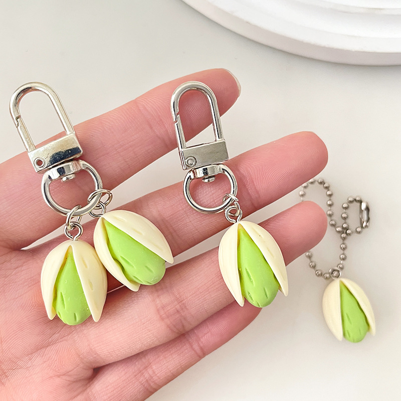 Gantungan Kunci Pistachio Seri - Food Zinc ulasan dan harga
