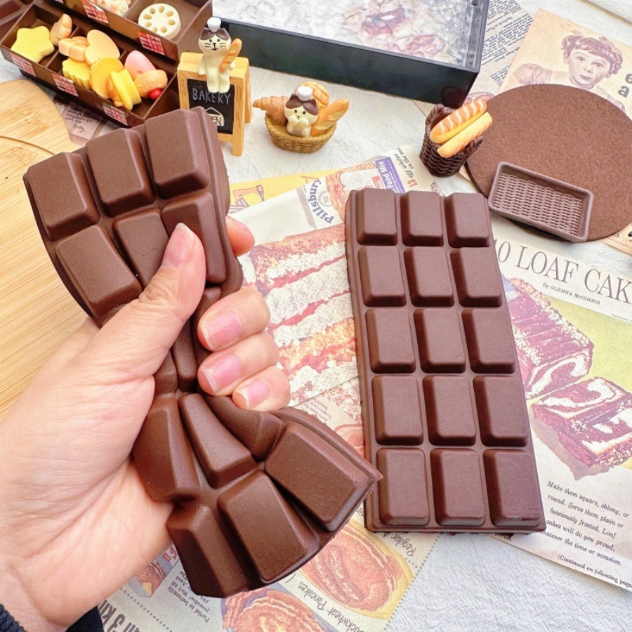 Mainan Squishy Cokelat Simulas - Food Grocery Snacks ulasan dan harga