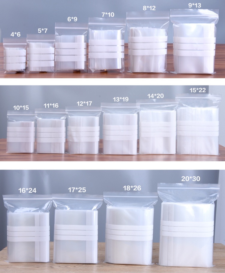 200PCS Kantong Plastik PE Tran - Food Snacks For Christmas ulasan dan harga