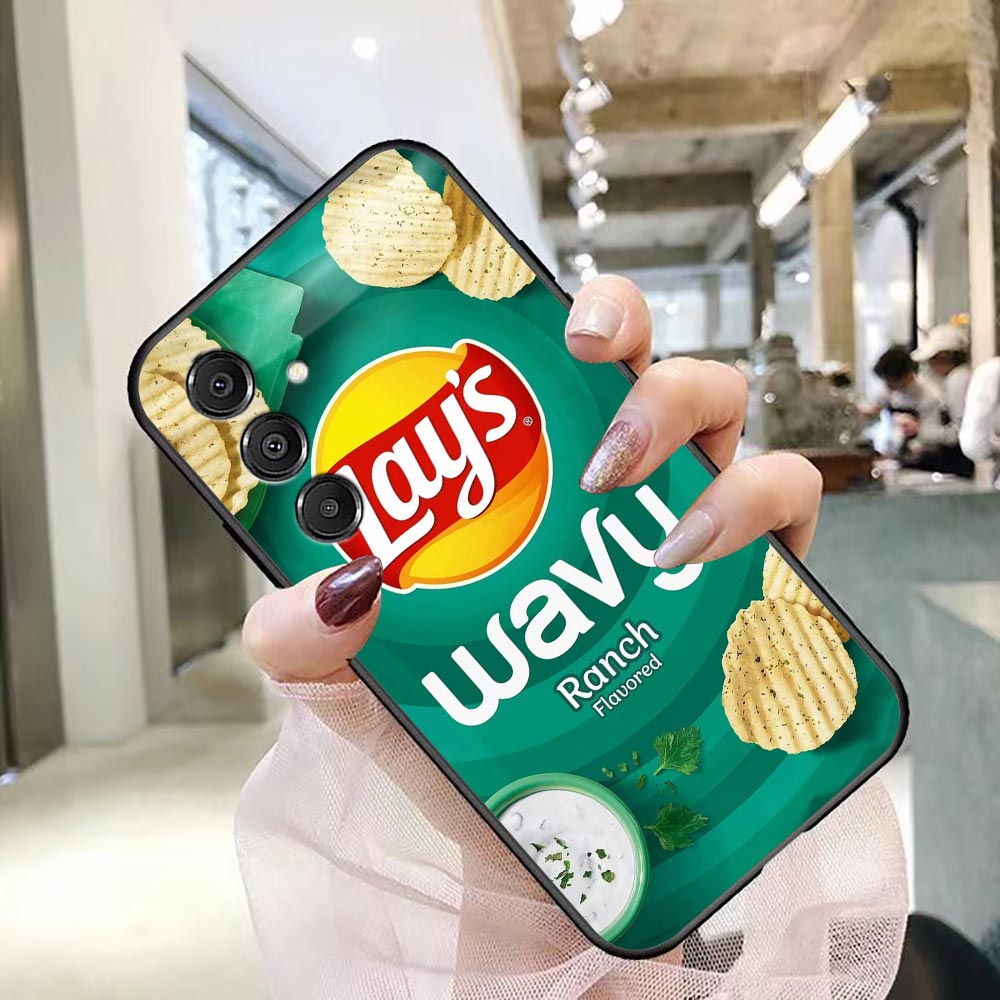 Casing Ponsel untuk Samsung A1 - Food Snacks Quotes ulasan dan harga