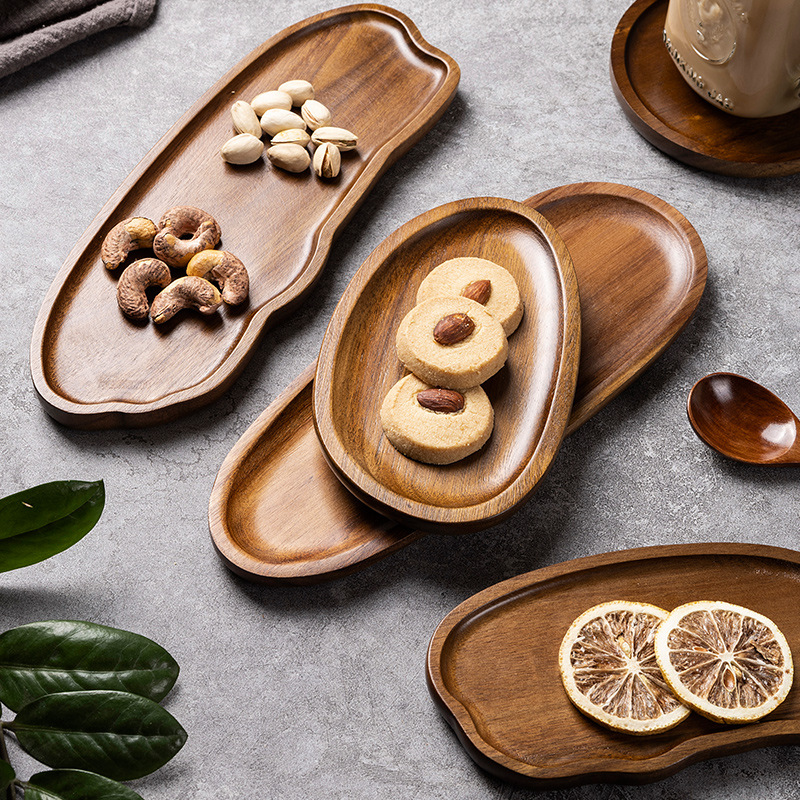 Nampan Makanan Kayu Solid Bula - Food Snacks In Japan ulasan dan harga