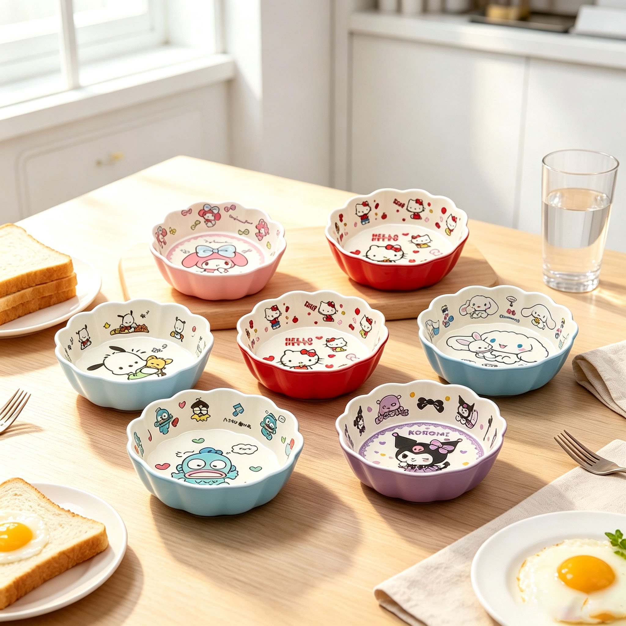 Mangkuk Renda Kawaii, Mangkuk  - Food Grocery Snacks ulasan dan harga