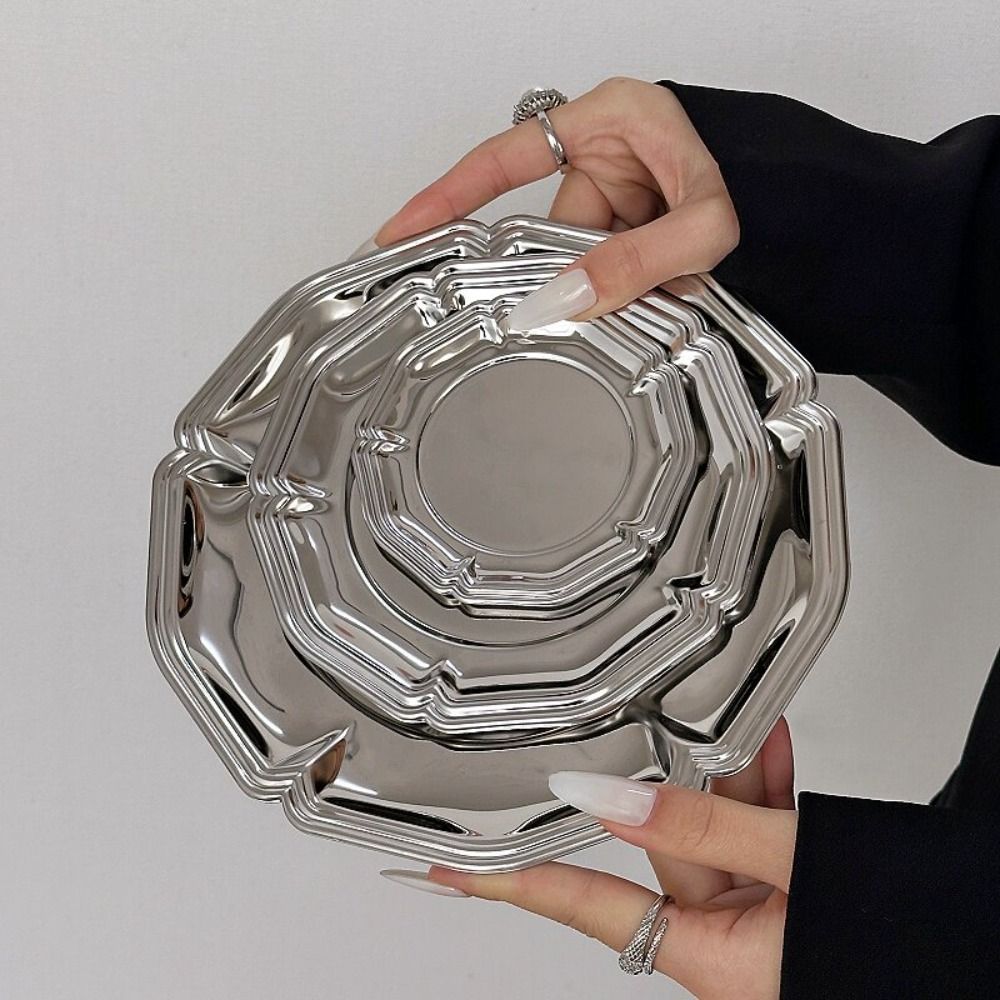 Nampan Sajian Stainless Steel  - Food Snacks In Japan ulasan dan harga