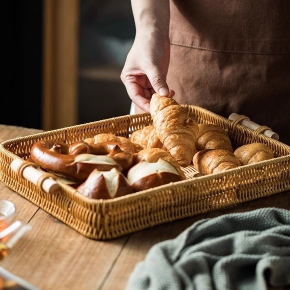Piring Camilan Dengan Pegangan - Food Snacks Basket ulasan dan harga