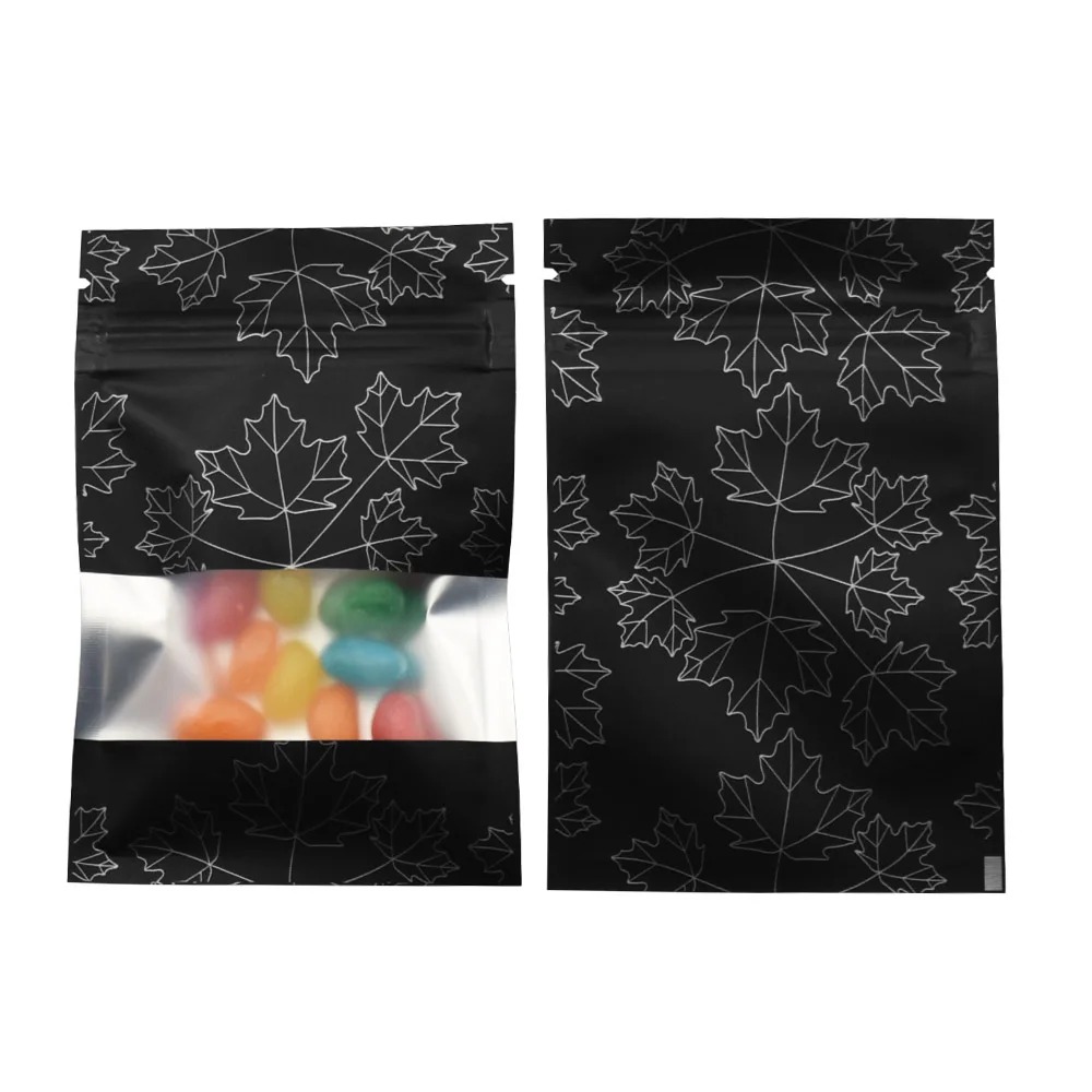100Pcs Kantong Mylar Foil Zip  - Food Snacks For Christmas ulasan dan harga