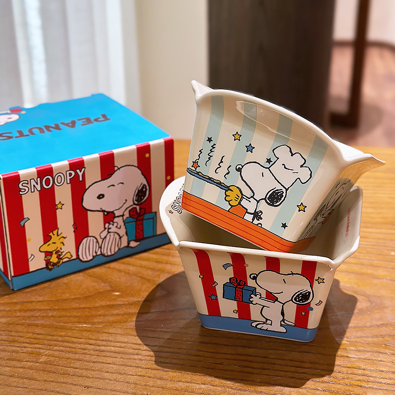 Mangkuk Keramik Snoopy Co-Bran - Food Snacks Brands ulasan dan harga