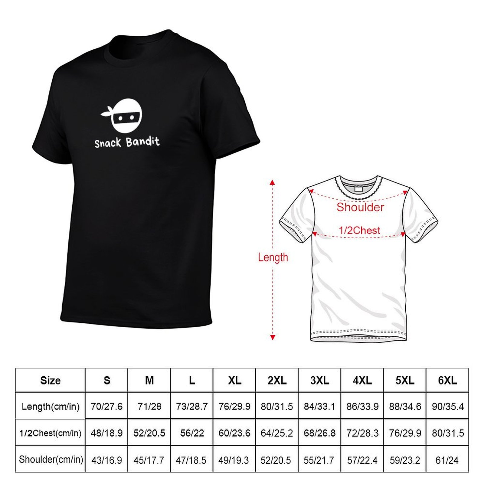 Kaos Oblong Lengan Pendek Kasu - Food Snacks Background ulasan dan harga