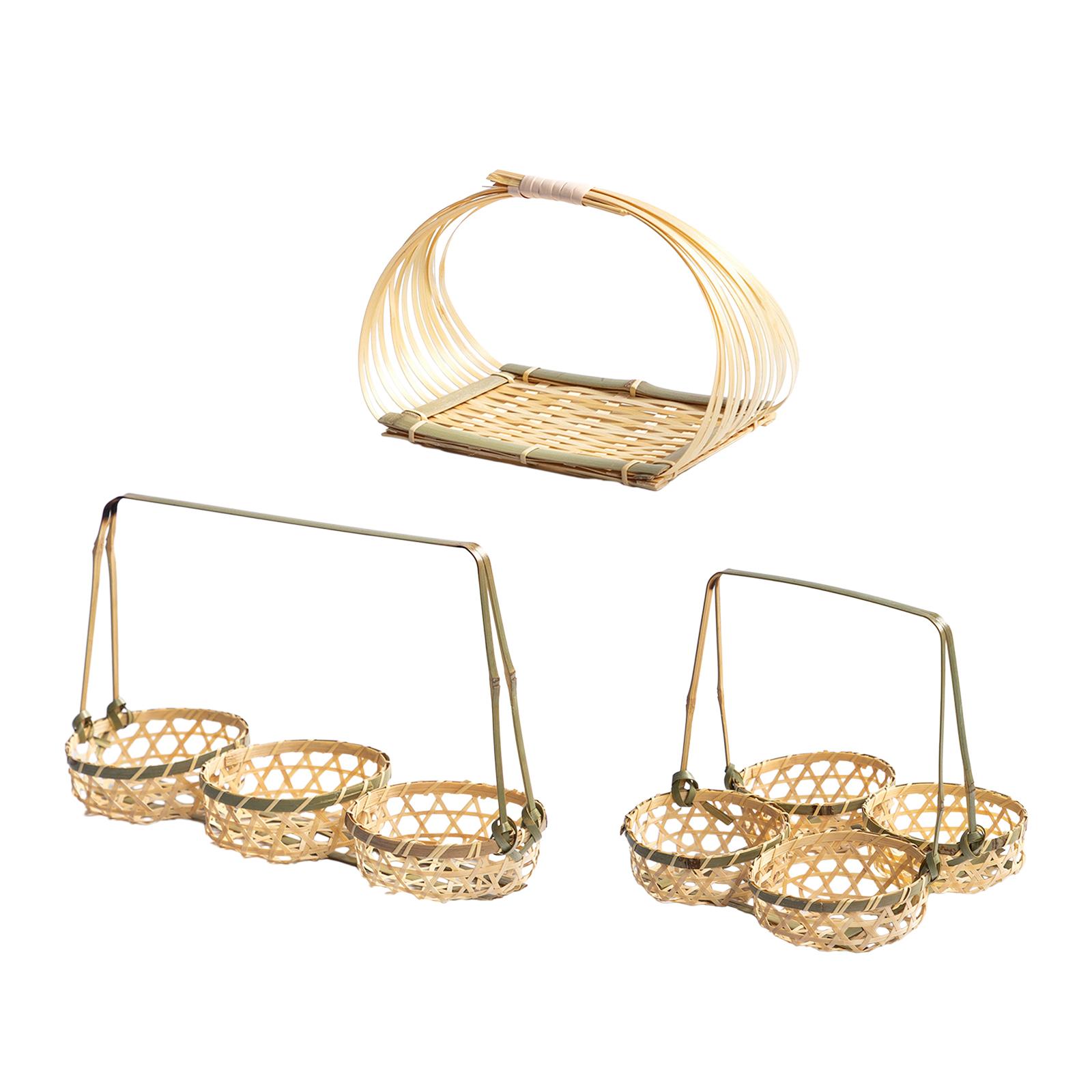 Keranjang Piknik Anyaman Bambu - Snacks Food Gift Baskets ulasan dan harga